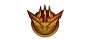 Sticker Phoenix Blazon Gold